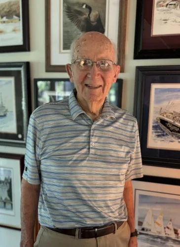 Jamestown’s William Larson still painting at 100 years of age
